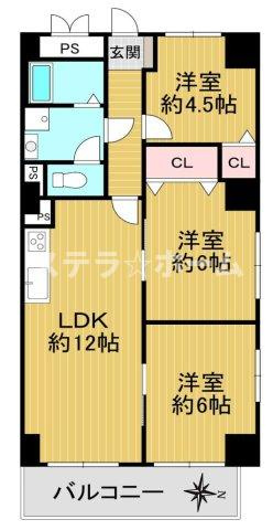 ハイマートすみれの間取り