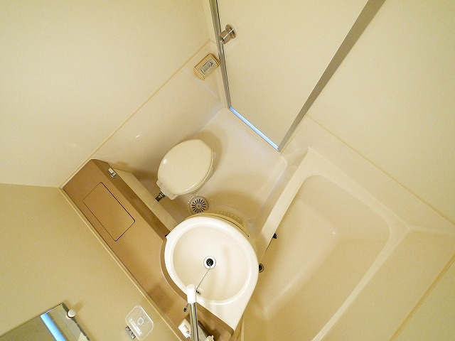 クレアーレ学園前の浴室|ゆったり過ごせるお風呂です