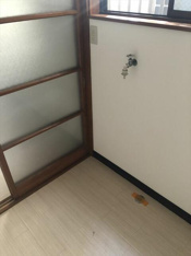 室内洗濯機置き場