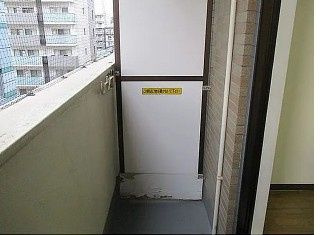 日暮里サンライズマンションのバルコニー