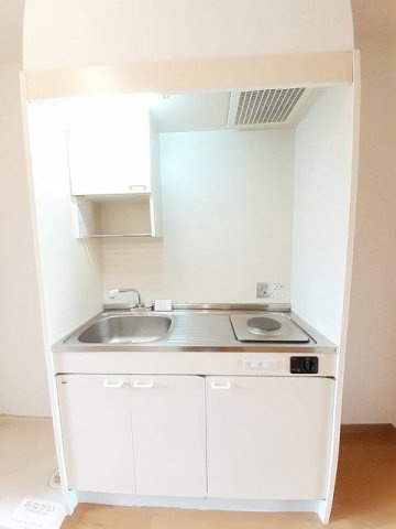 サウスコーポⅤのキッチン|きれいなキッチンです