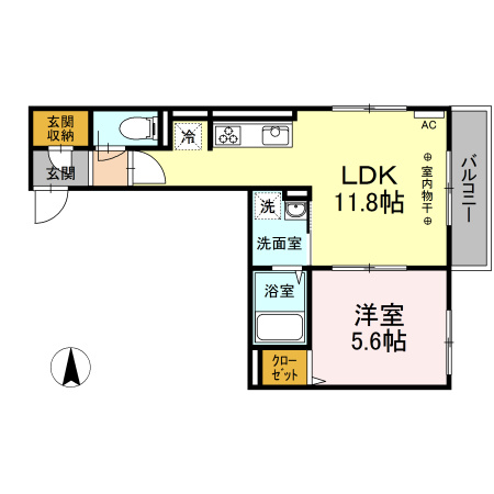 グリーンハウス南林間の間取り