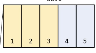 エクセル二葉駐車場の区画図