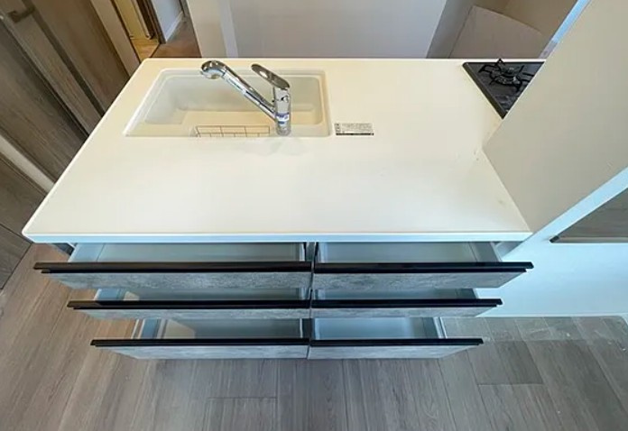 【中古マンション】キャッスルメジェール川越デュオステージのキッチン|【リフォーム完了】キッチン