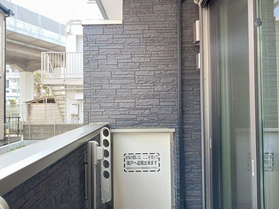 【バルコニー】 | エナジー | 落ち着いた時間を過ごせるバルコニーです