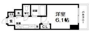 【間取り】 | プレサンス堺筋本町フィリア