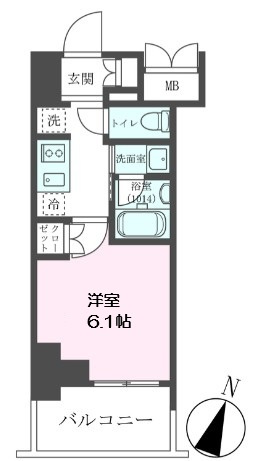 【間取り】 | クレストコート靱公園　ＴＨＥ　ＣＬＡＳＳ