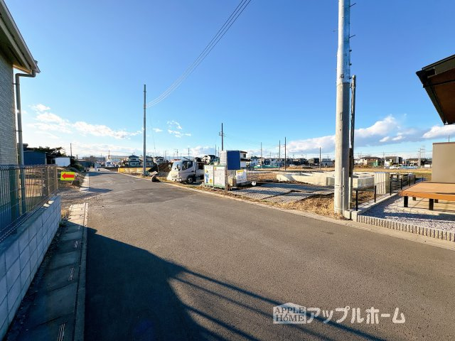 【新築住宅】坂戸市片柳の前面道路含む現地写真