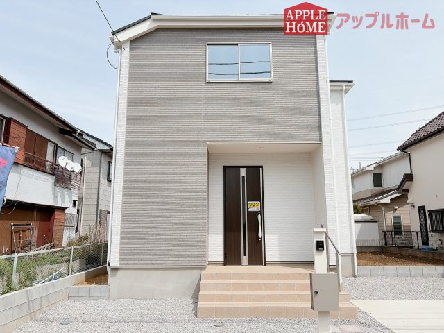 【新築住宅】坂戸市鶴舞 1期 全1棟の外観|ぜひ現地にて、実際の建物・街並み・日当たり等ご確認下さい♪お問い合わせはお気軽に☆　TEL「0120-466263」