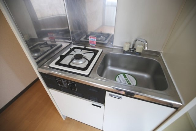 スカイコート大森山王のキッチン|1口ガスコンロ