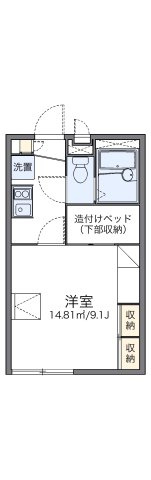 レオパレスピソⅡの間取り