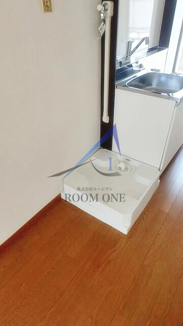 ＡＫハイツの設備|洗濯機置き場です。