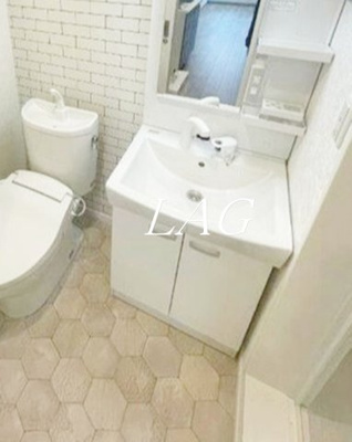 【洗面所】 | Ｇｌａｎｚ北千住Ⅱ | 洗面台です。