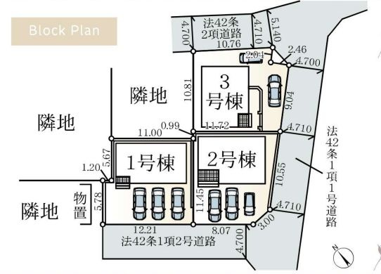愛川町中津新築戸建て　第139-1号棟の区画図|区画図「愛川町中津新築戸建て」