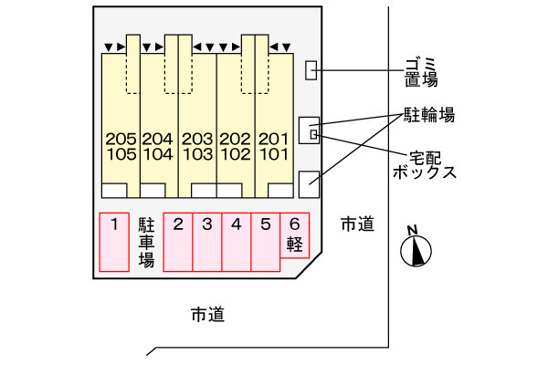 キーファー・リーフの区画図