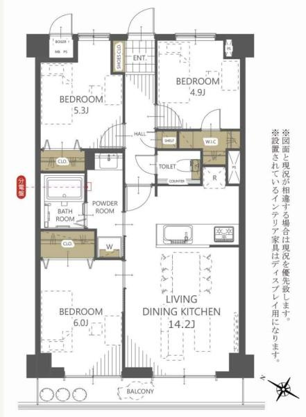 ホーユウパレス高崎並榎の間取り