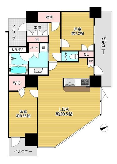 【間取り】 | セントプレイスタワー