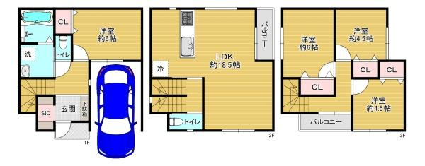 【土地図】 | 大阪市鶴見区安田4丁目　売土地