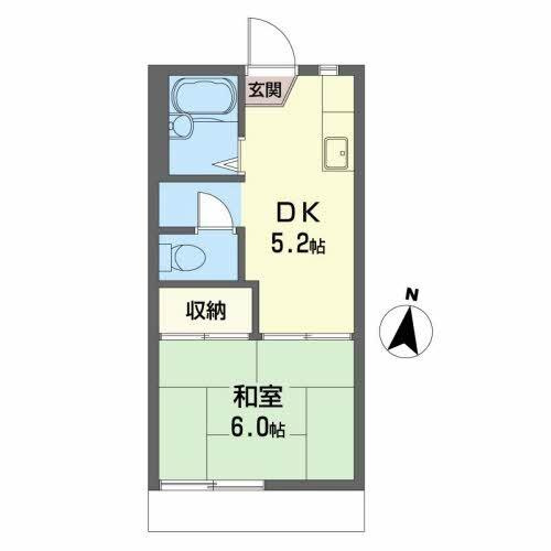 レーベン壱番館の間取り