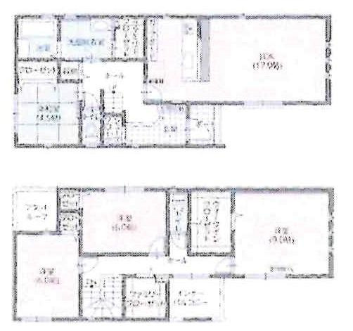タマタウン西尾中畑小　全3棟・3号棟の間取り|間取り図です