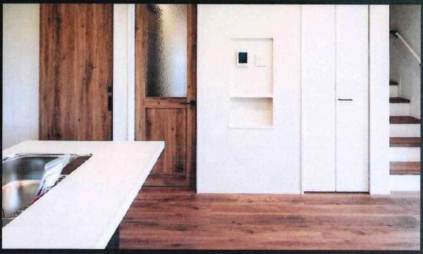 タマタウン一色中部小　全3棟・3号棟のキッチン|オープンキッチン。会話がはずみます。