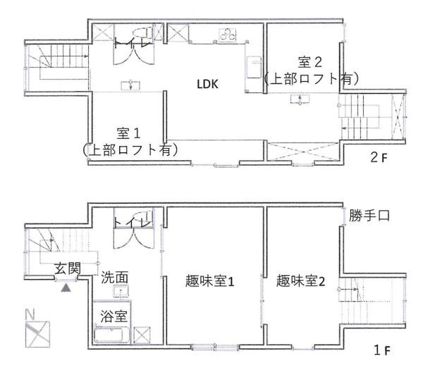 岡崎市中町長狭間・中古戸建の間取り|間取り図です
