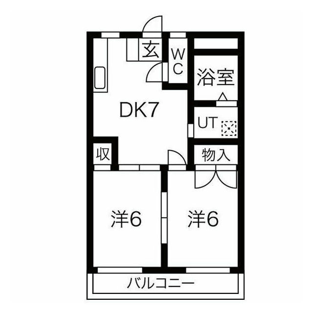 パインリーフ長森本町の間取り