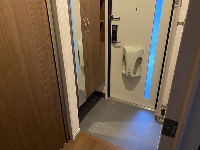 ヴィラアヴェニューセレーネ　A棟の玄関