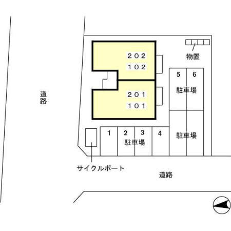 プランドールＫの区画図