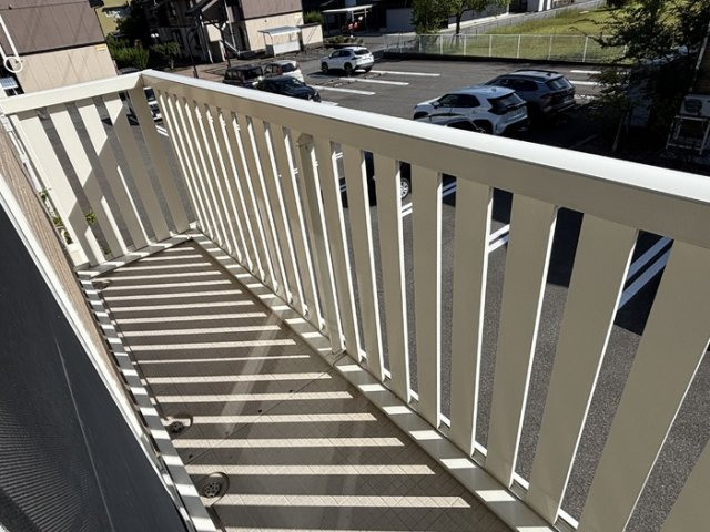 リビングタウン福　B棟のバルコニー