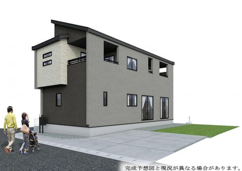 ブルーミングガーデン　岡山市南区藤田（第4期）【仲介手数料無料】の外観パース