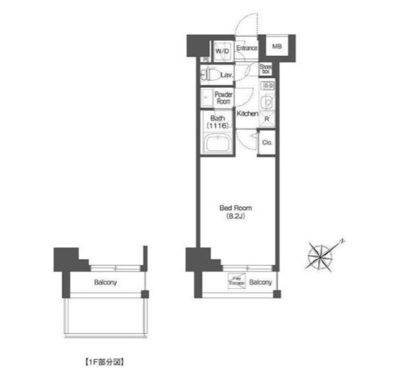 AIFLAT中目黒の間取り