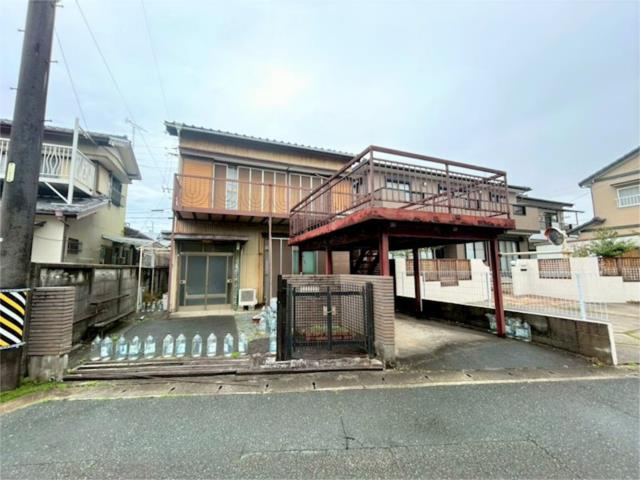売地　豊川市市田町財木屋の前面道路含む現地写真|南・北の二方道路に面しています