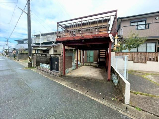 売地　豊川市市田町財木屋の前面道路含む現地写真|南側前面道路