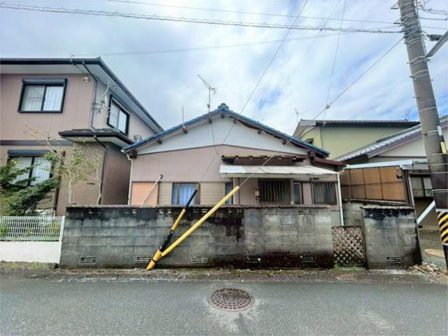 売地　豊川市市田町財木屋の前面道路含む現地写真|北側接道あり