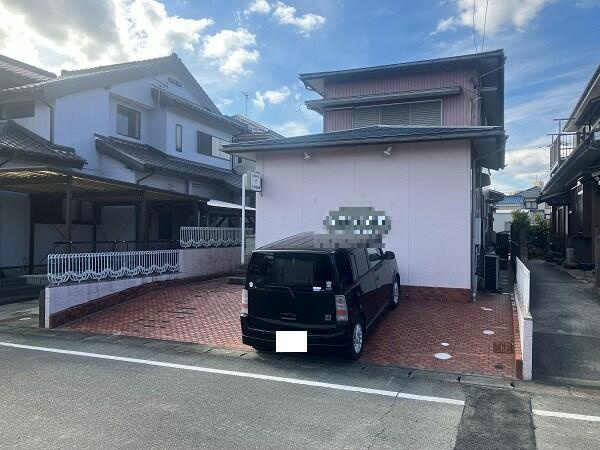 売地　豊川市為当町椎木の前面道路含む現地写真|前面道路