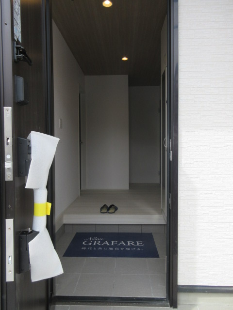 【仲介手数料無料】新築戸建　熊谷市肥塚585-26（全1棟）の前面道路含む現地写真