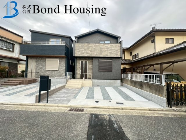 「マリンホーム施工」「乾太くん完備」福吉台 全2棟2号棟の完成予想図