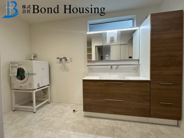 「マリンホーム施工」「乾太くん完備」福吉台 全2棟2号棟の完成予想図