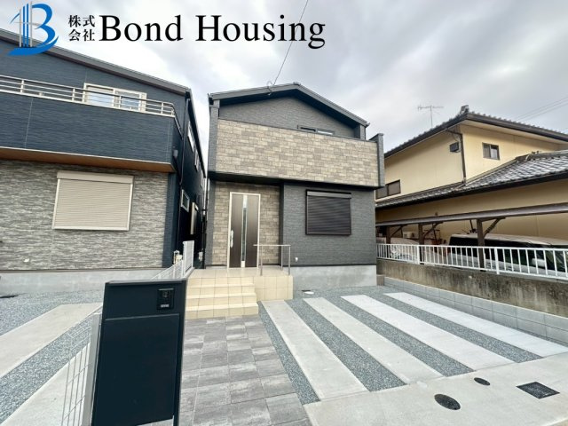 「マリンホーム施工」「乾太くん完備」福吉台 全2棟2号棟の完成予想図