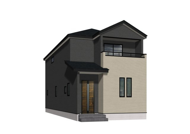 ーBloomーブルームー小倉北区赤坂4丁目1期　【小倉北区　新築戸建て】の完成予想図|ーBloomーブルームー小倉北区赤坂4丁目1期　【小倉北区　新築戸建て】