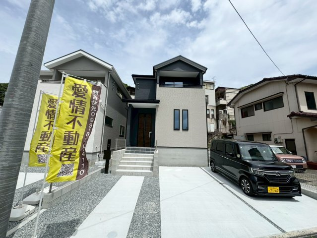 ーBloomーブルームー小倉北区赤坂4丁目1期　【小倉北区　新築戸建て】の外観|落ち着いた色合いの外観です♪　【小倉北区　新築戸建て】