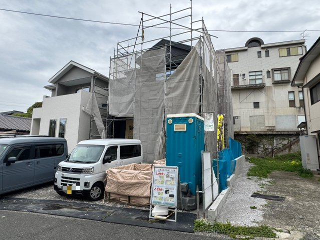 ーBloomーブルームー小倉北区赤坂4丁目1期　【小倉北区　新築戸建て】の外観|現地撮影　2026,2,26　ーBloomーブルームー小倉北区赤坂4丁目1期　【小倉北区　新築戸建て】