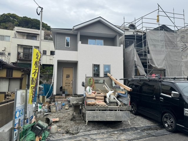 ーBloomーブルームー小倉北区赤坂4丁目1期　【小倉北区　新築戸建て】の外観|現地撮影　2026,2,26　ーBloomーブルームー小倉北区赤坂4丁目1期　【小倉北区　新築戸建て】