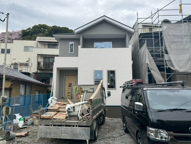 ーBloomーブルームー小倉北区赤坂4丁目1期　【小倉北区　新築戸建て】の外観|現地撮影　2026,2,26　ーBloomーブルームー小倉北区赤坂4丁目1期　【小倉北区　新築戸建て】