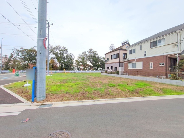 所沢市上安松・全2区画　建築条件なし土地　1号地　～更地～の外観|現地写真（2025年11月13日撮影）