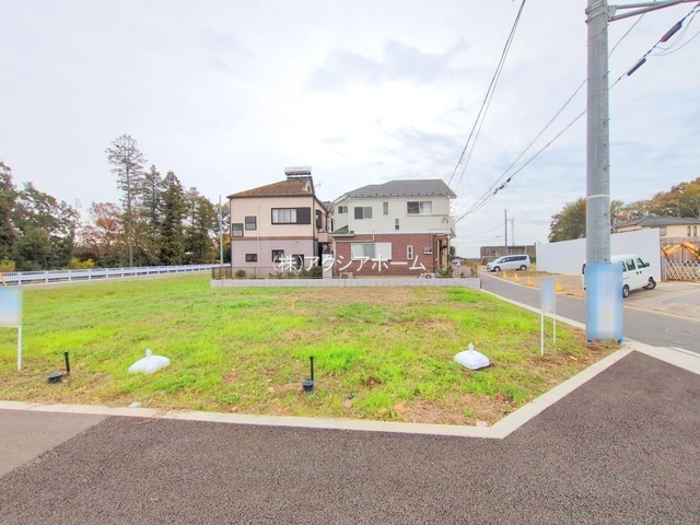 所沢市上安松・全2区画　建築条件なし土地　1号地　～更地～の外観|現地写真（2025年11月13日撮影）