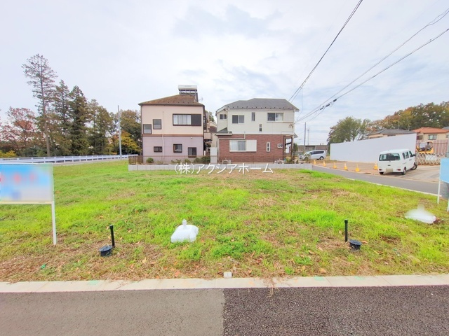 所沢市上安松・全2区画　建築条件なし土地　1号地　～更地～の外観|現地写真（2025年11月13日撮影）