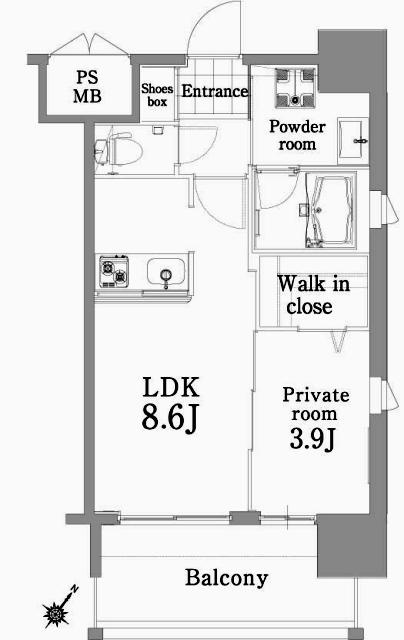 新品家具付きマンション西中洲12A(KaGood福岡)