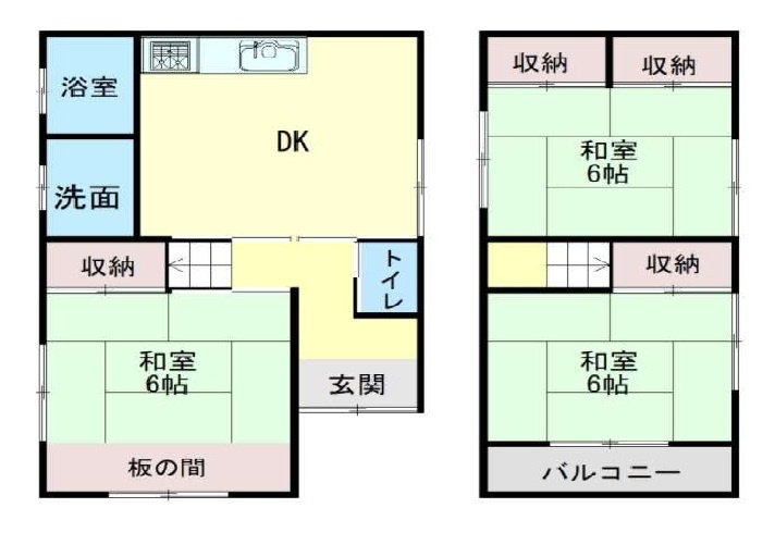 岩出市船戸・中古戸建・116402の間取り
